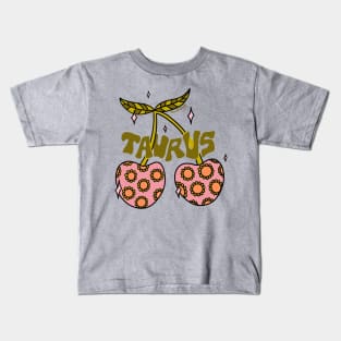 Taurus Cherries Kids T-Shirt